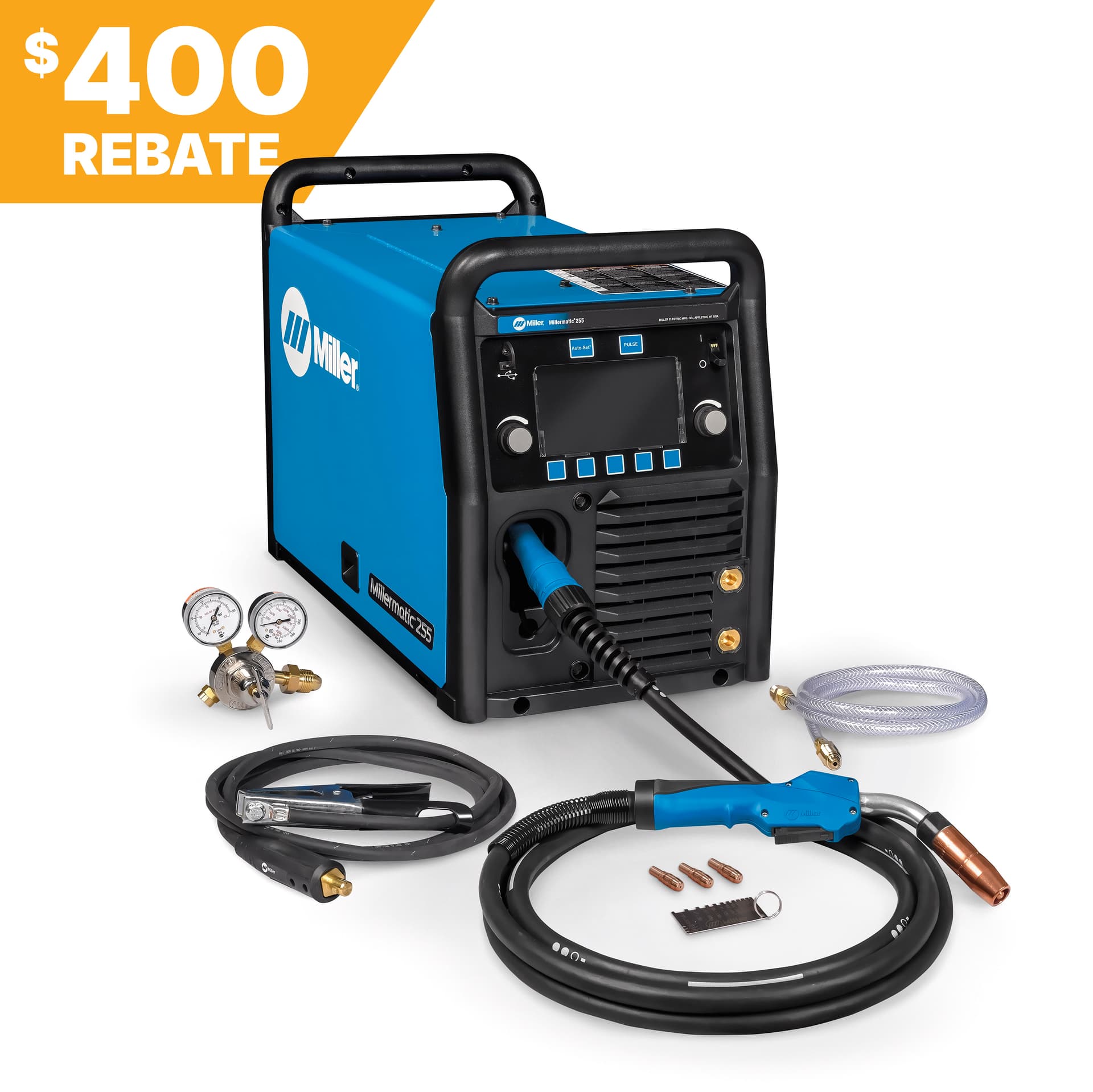 Millermatic® 255 MIG/Pulsed MIG Welder - 208/240V - Image 1
